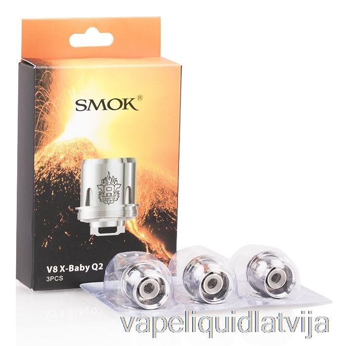 Smok Tfv8 X-baby Rezerves Spoles 0,4ohm V8 X-baby Q2 Kodols Vape šķidrums
